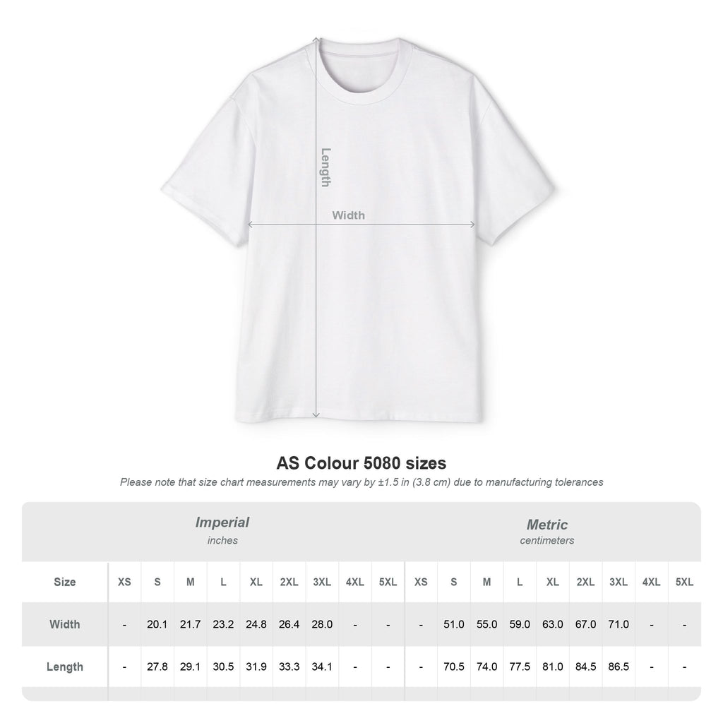 Balance Oversized Tee — Minimalist Photo-Print Men's T-Shirt