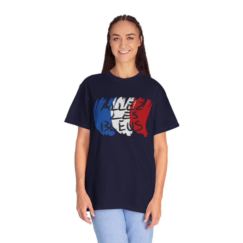 Bleu Blanc Rouge 'Aller Les Bleus' French Flag T-Shirt