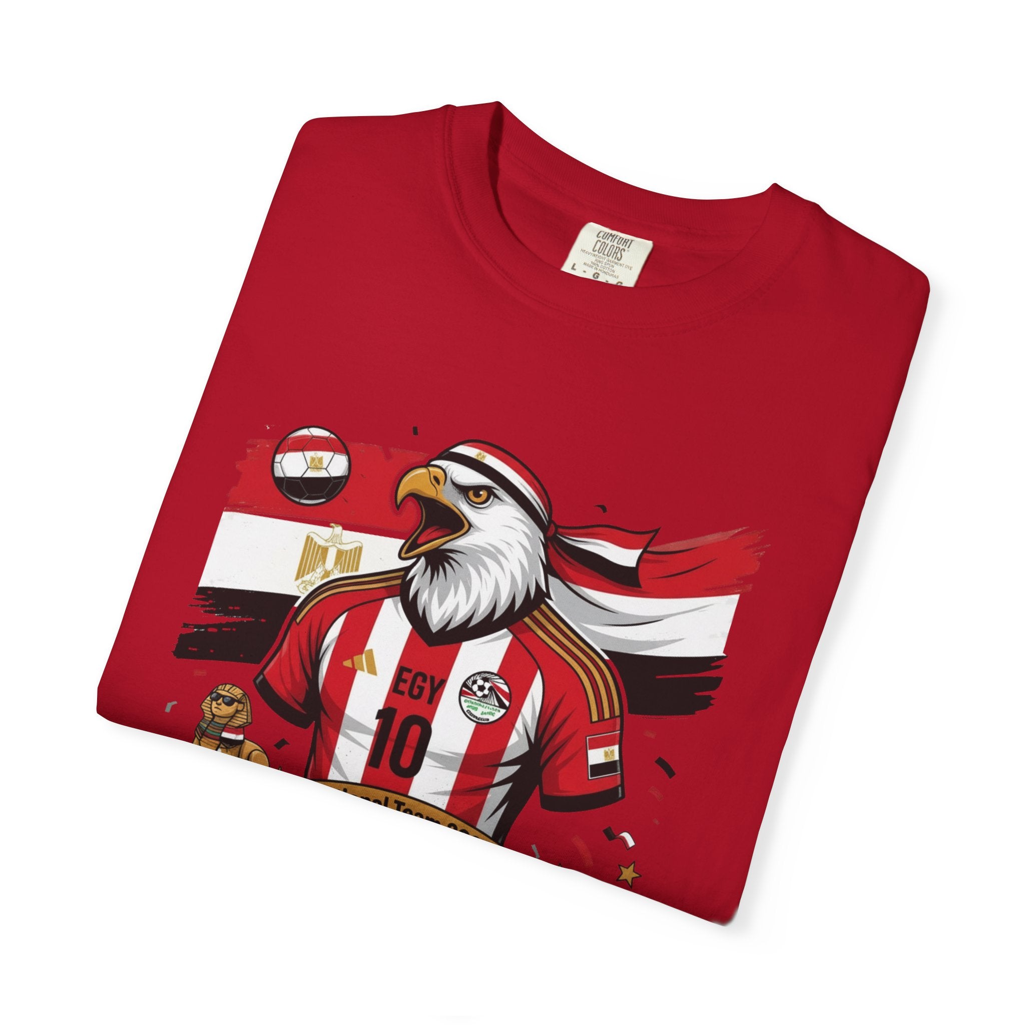 Egypt Football Eagle T‑Shirt — "Yallah Masr!" Supporter Tee