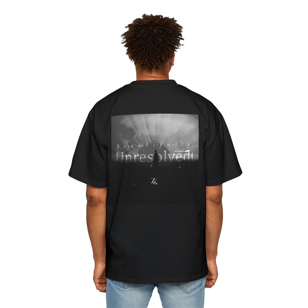 Balance Oversized Tee — Minimalist Photo-Print Men's T-Shirt