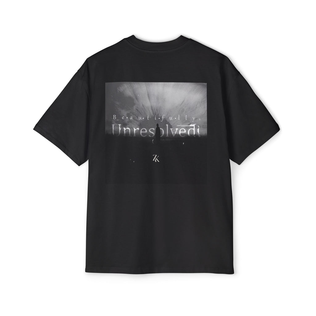Balance Oversized Tee — Minimalist Photo-Print Men's T-Shirt