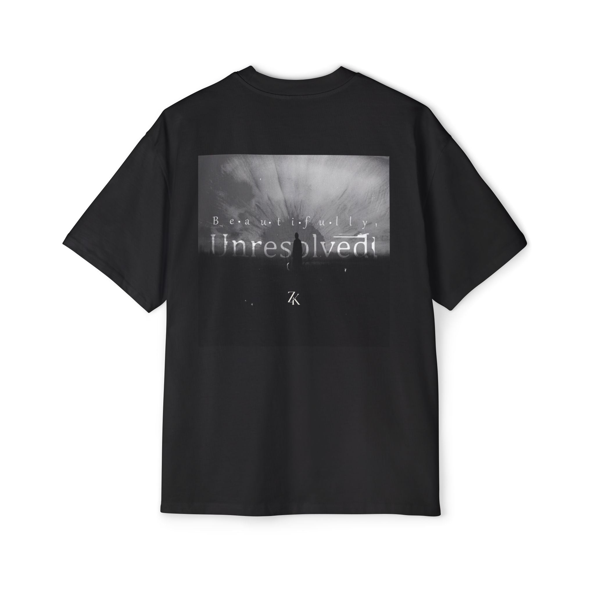 Balance Oversized Tee — Minimalist Photo-Print Men's T-Shirt