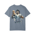Argentina World Cup Soccer T‑Shirt — Diego Maradona Holding Trophy Graphic Tee